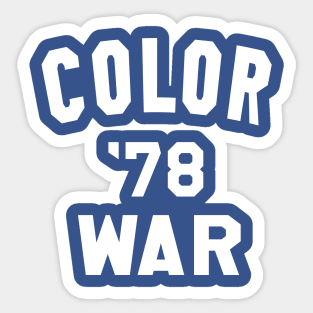 Fear Street Shadyside Color War '78 Sticker